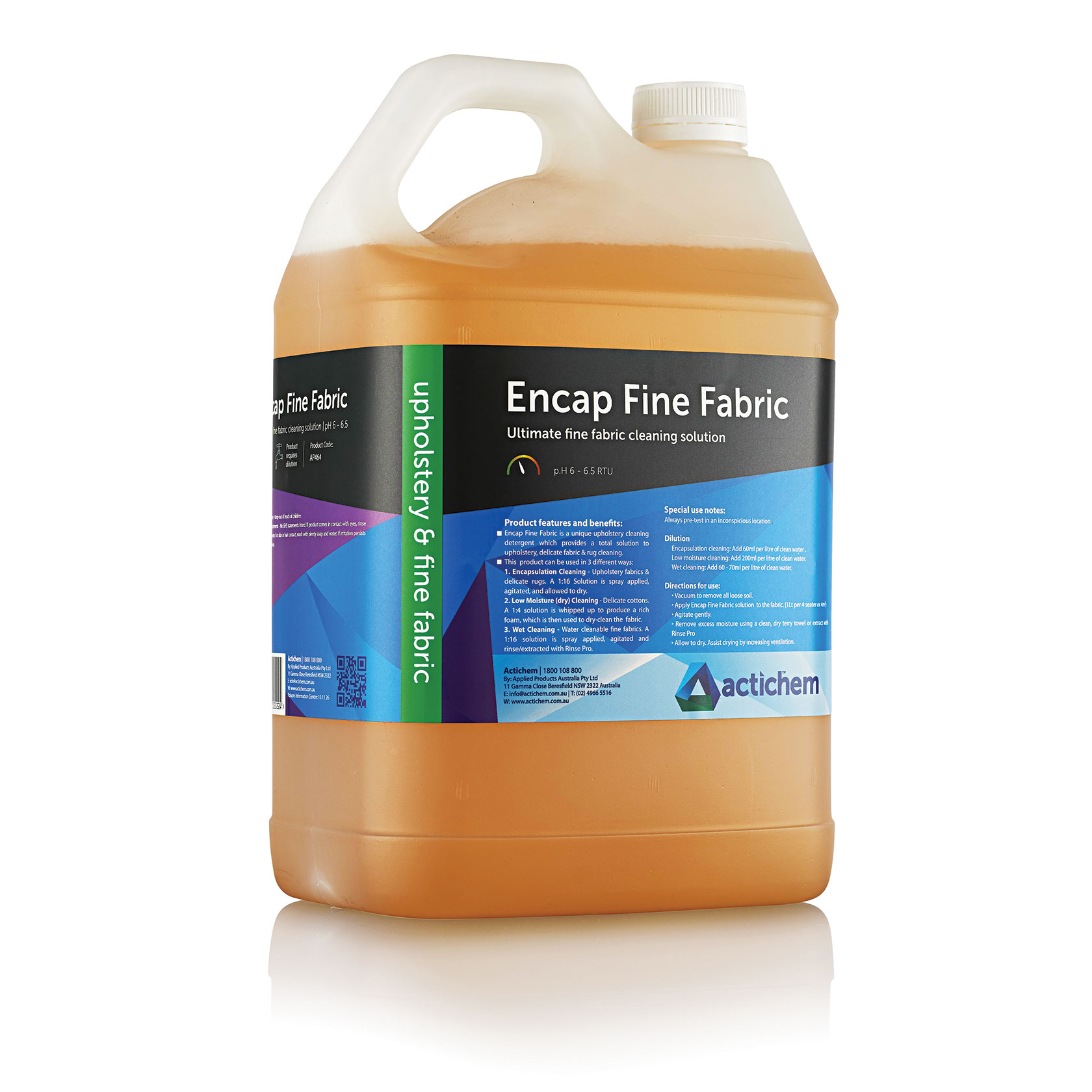 Encapsulation upholstery cleaner