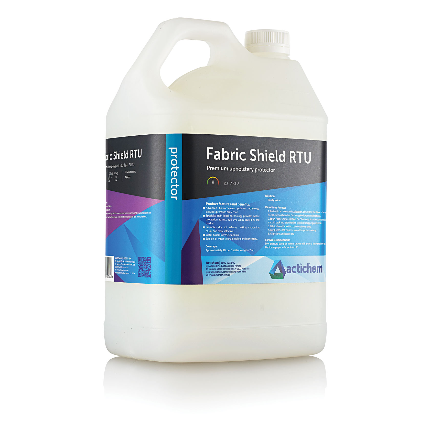 Fabric Shield RTU Premium fabric and upholstery protector Actichem