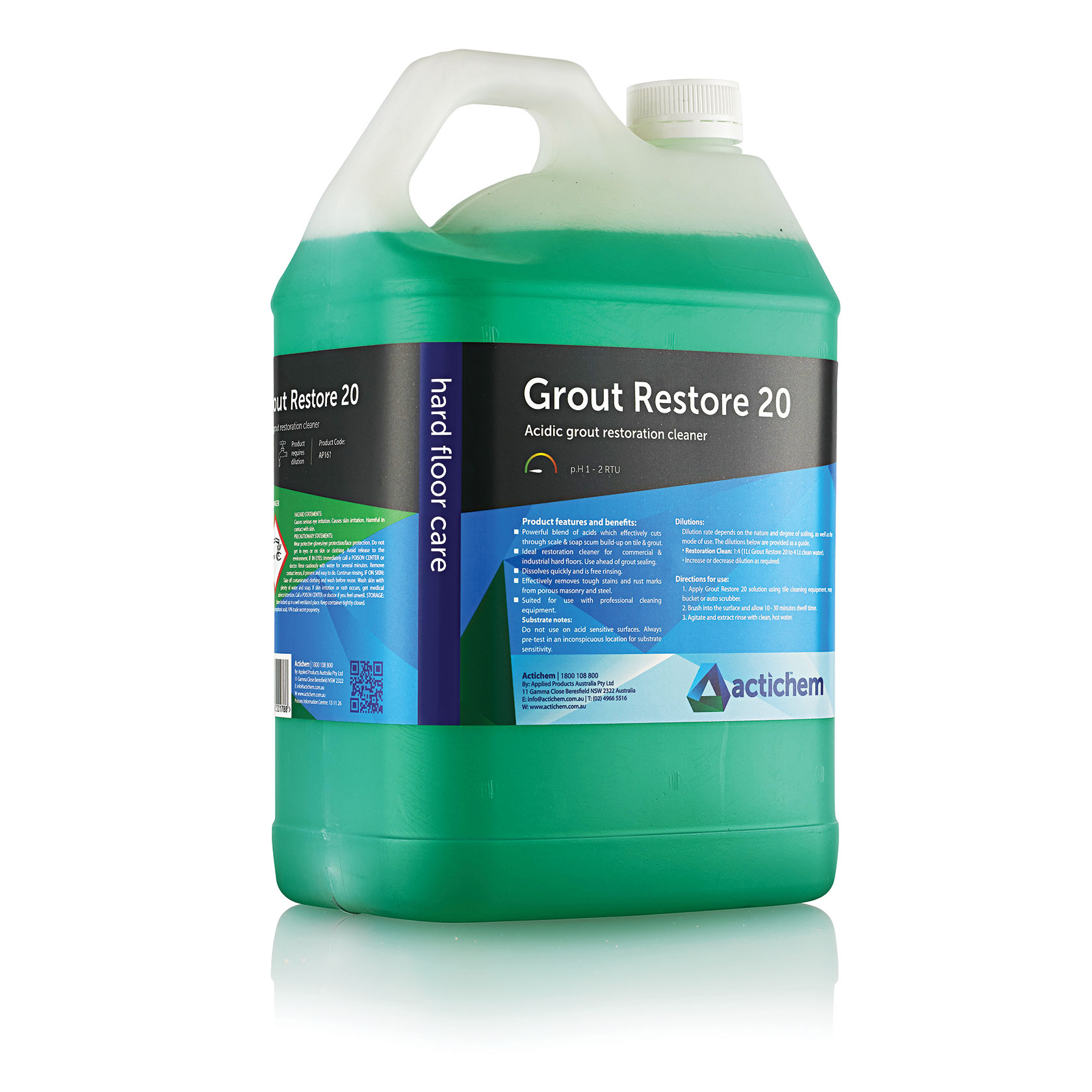 Grout Restore 20 Phosphoric acid cleaner Actichem