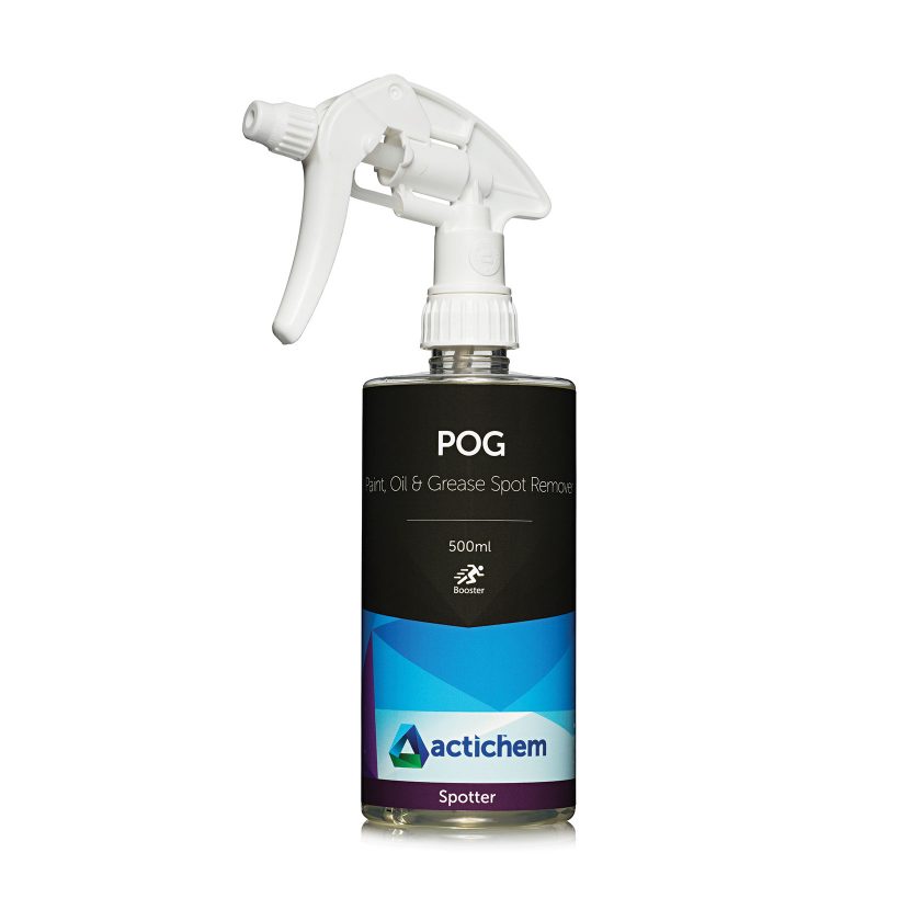 Paint, oil & grease spot remover for carpet & fabric & fabric cleaning