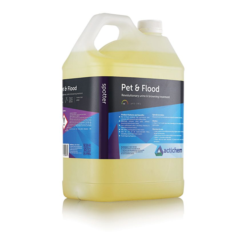 Flood & urine decontaminant and odour neutraliser