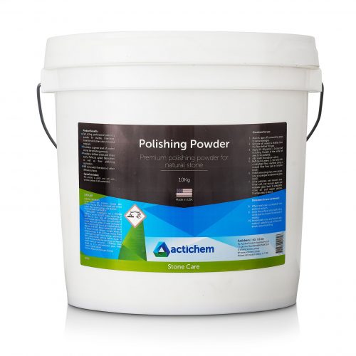 Premium polishing powder for mechanical polishing of natural stone