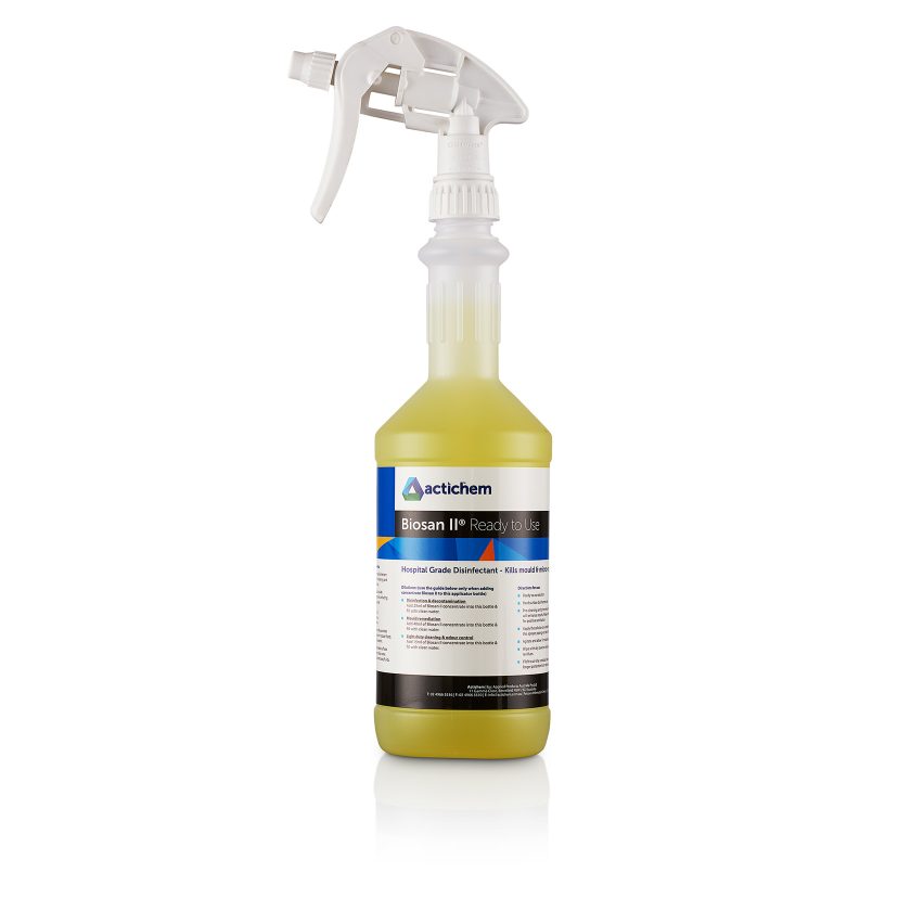 biosan ii ready to use hospital grade disinfectant in 750ml spray pack