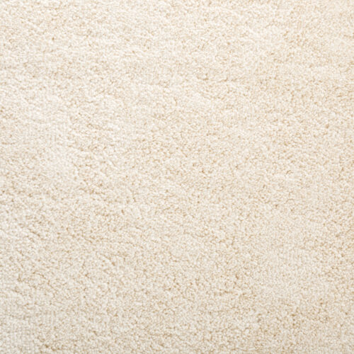 Beige new fluffy home carpet background. Closeup.