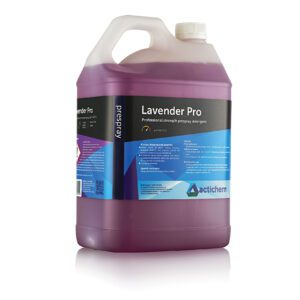 Lavender fragranced prespray for carpet steam cleaning