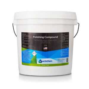 Natural stone polishing compound