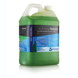 Acidic cleaner for removing embedded soils, limescale & grout smear.