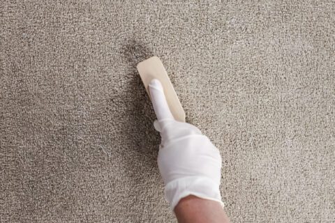 Agitate with spotting brush